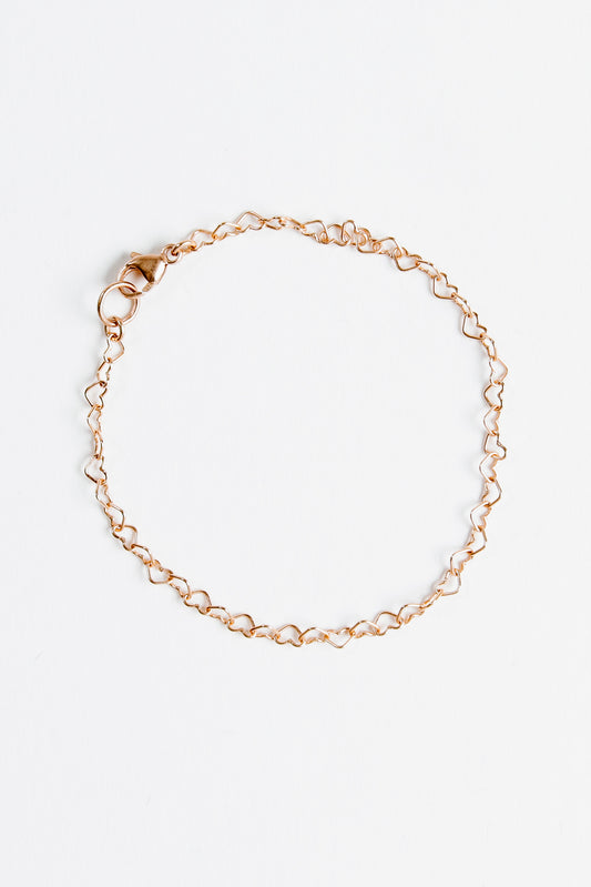 Heart Chain Bracelet