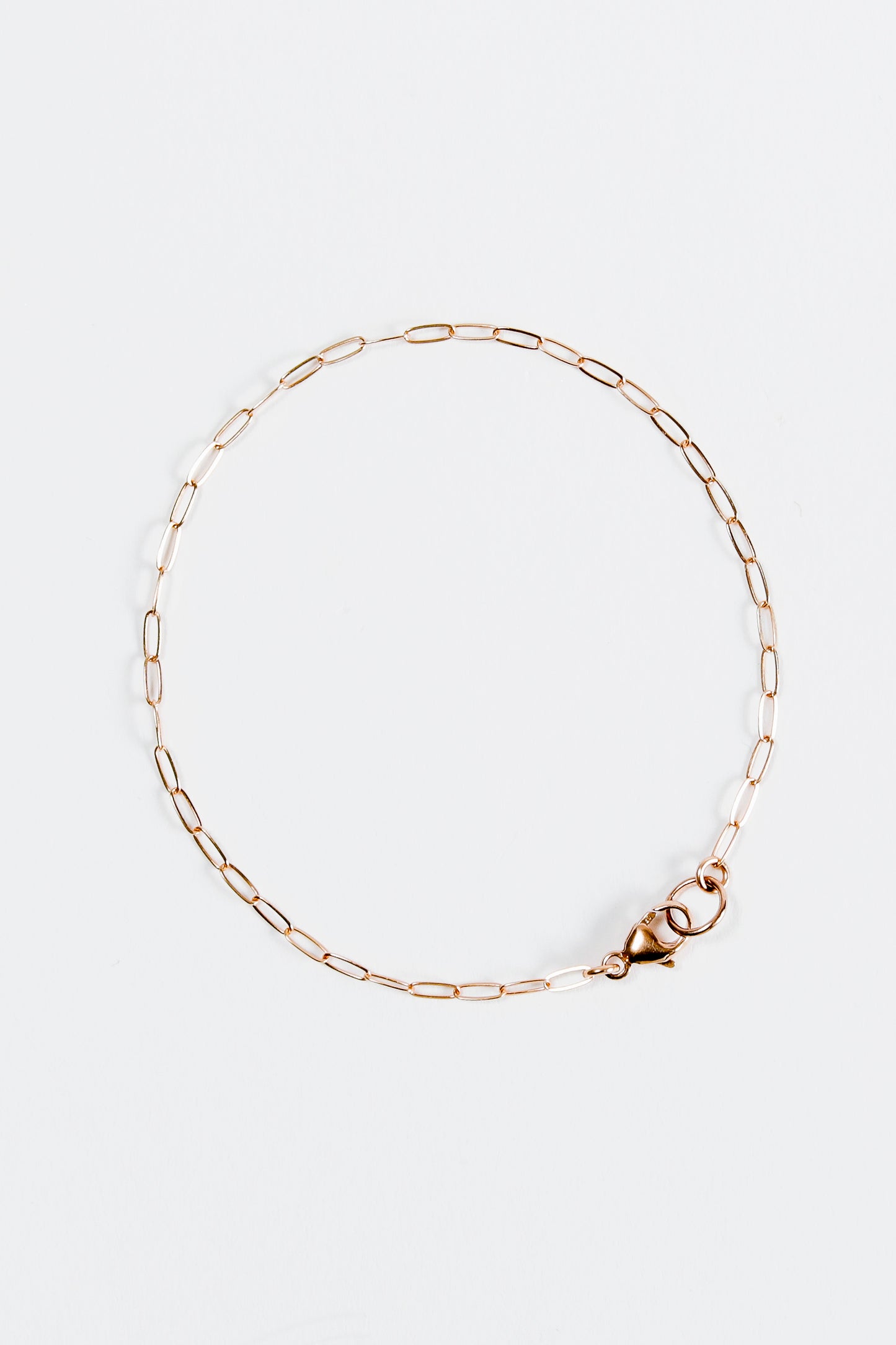 Dainty Paperclip Chain Bracelet