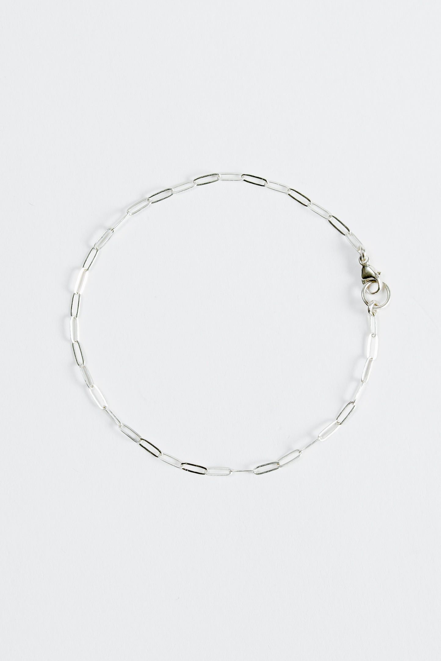 Dainty Paperclip Chain Bracelet